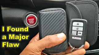 Flaw I found Testing Signal Blocker for Key Fobs / Protect a car from THEFT: Cars with KEYLESS Entry