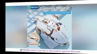 EWEADN G5 USB Wired Gaming Mouse Silent or audible optional, Buttons Macro Function Keys, for deskto