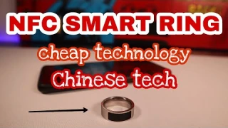 NFC smart ring. cheap technology, Chinese tech