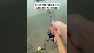 Our Robotic swimming fishing electric lures durable 3D eyes &hooks #fishinglure #electricfishinglure