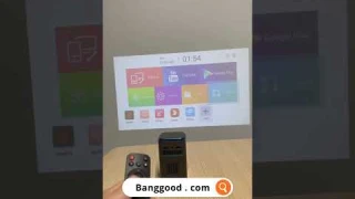 Mini Projector丨BlitzWolf BW-VT2 DLP Mini WIFI Projector with Speaker #Shorts