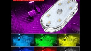 Magnetic Wireless Touch Light Car LED Interior Light USB Rechargeable Ceiling Reading Light for Door