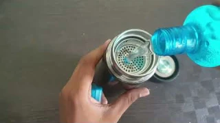 (smart cup LED)Temperature showing water bottle.