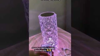 💫Illuminate The New Crystal Led Touch Table Lamp For Your Home