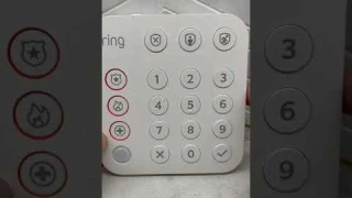 Ring alarm - arming and disarming