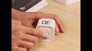 Productivity Cube Timer with Gravity Sensor and LED Display #home #alarmclocks #cutestuff