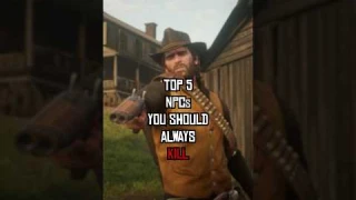 5 Npc you should always kill #rdr2 #shorts
