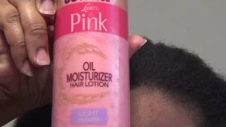 Luster's Pink Oil Moisturizer Hair Lotion | Review | Moisturizing Natural Hair | Damaged Hair