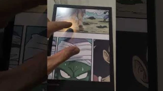 Color manga on PocketBook InkPad Color 3 hands-on #shorts #viral #dragonball #dbz