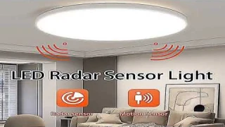 LED Radar Sensor Light Led Ceiling Lamp 220V  Motion Sensor Lighting for Room Hallways Aisle In