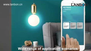 LANBON MagicPanel LCD Wifi Mesh Smart Switch for Homekit ( By link : www.lanbon.com )