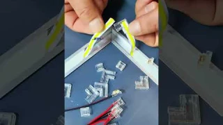 ✂️How to Install a Cuttable COB LED Strip Around a 90° Corner?