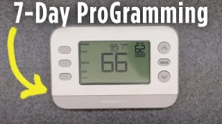 7-DAY Programming | Honeywell X2P - X2S - RTH20B RTH21B RTH22B | PROGRAMMABLE Thermostat