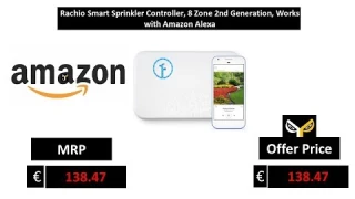 Rachio Smart Sprinkler Controller, 8 Zone 2nd Generation, Works with Amazon Alexa