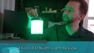LIGHT UP THE NIGHT - iFKoo LED Color Changing Lamp Review