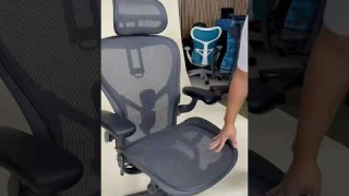 Don't buy a mesh chair until you watch this (Herman Miller Aeron, ergohuman gen 2) #tech #chair