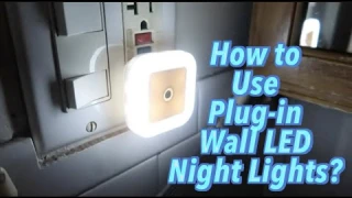 Vont Wall Plug-in LED Night Light Sensor Review! Worth it?