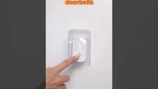 Wireless doorbell waterproof cover transparent material IP55—outdoor waterproof