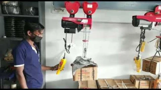 Mini Electric wire rope Hoist capacity 250kg to 500kg  Model Name PA500
