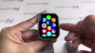 Curved screen Ultra thin smartwatch with Amoled screen & 3D menu