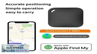 Work with Apple Find My APP Smart Bluetooth GPS Tracker ITag Anti Review