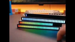 APP Control RGB LED Stage Sound Control Music Pickup Rhythmic Light Atmosphere Lamp Tube--Wiibuying