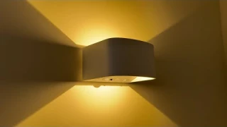 Motion Sensor Wall Lamp with Remote Control 3 Colors Wireless Wall Light LED Indoor Wall Sconce