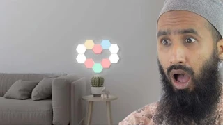 Quantum Wall Lamp Touch Sensitive Lighting Hexagonal LED Night Light Creative Assembly Honeycomb
