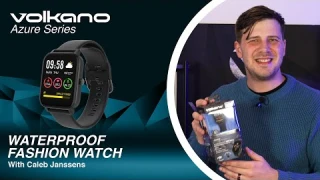 Volkano Azure Smart Watch Blood Oxygen & Heart Rate Monitor Unboxing and review with Caleb Janssens