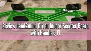 Review hand2mind Green Indoor Scooter Board with Handles, Floor Scooter, Sit Down Scooter, Gym Activ
