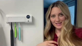 Toothbrush Sterilizer ｜UV Toothbrush Sanitizer for Bathroom｜Wall Mounted Rechargeable Cordless