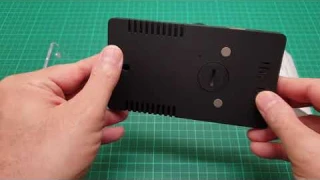 Smart mirror alarm clock + temperature & humidity + USB charging port review