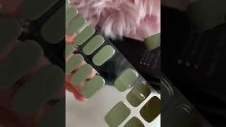 loves 💖 Army Green | Gel Nail Stickers