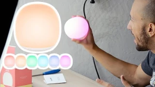 Gladle RGB Magnetic Bedside Touch Nightlight Lamp