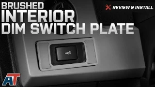 2010-2014 F150 Brushed Interior Dim Switch Plate Raptor Review & Install