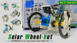 14 in 1 Educational Solar Robot Kit | Assembling Wheel-Bot Solar Robot | DIY | Green Energy