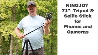 REVIEW: KINGJOY 71'' Camera Phone Aluminum Portable Tripod & Selfie Stick - NICE