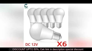 6pcs/lot DC 12V LED Bulb E27 Lamps 3W 5W 7W 9W 12W 15W Bombilla For Solar Led Light Bulbs 12 Volts L