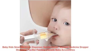 Baby Kids Smart Medicine Dispenser Needle Feeder Squeeze Medicine Dropper Dispenser Pacifier Feedin
