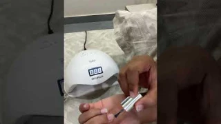 Trying led UV nail curing lamp from Amazon | Amazon product🌸 #shortsvideo #ytshortsindia #gelnails