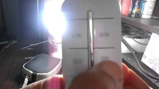 Wireless 2 Channels 220V Lamp Remote Control Switch Transmitter Test