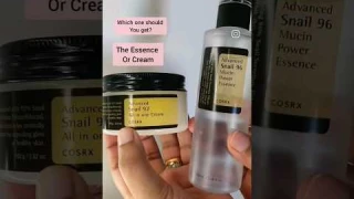 Cosrx Essence or Cream ? Which Should You Get ? #skincareshorts #cosrx #shorts