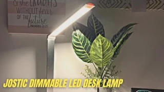 JOSTIC LED Desk Lamp with Wireless Charger Review & Test | Dimmable Desk Light for Home/Office