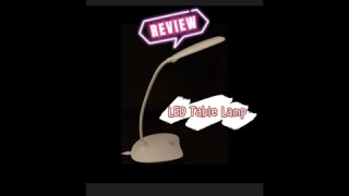 Review : Led Table Lamp Foldable Rechargeable Lamp 3 Modes Dimmable Touch Sensor