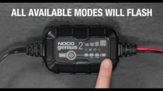 NOCO Genius2 Portable Automatic Battery Charger/Maintainer  6/12 Volt Model# GENIUS2