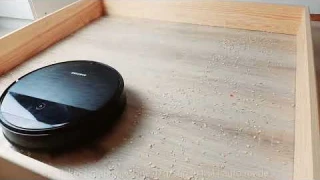 Samsung Powerbot-E | VR05R5050WK - laminate floor test | test odkurzania na panelach
