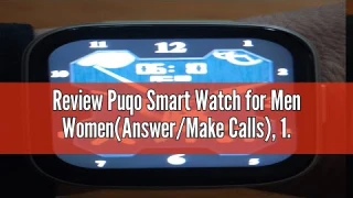 Review Puqo Smart Watch for Men Women(Answer/Make Calls), 1.95" HD Touch Screen Fitness Watch with S
