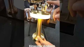 Table Lamp Metal Light  Rechargeable Cordless Touch Bar Table Lamp For Restaurants Bedside Hotel