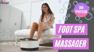 Dr Physio USA Foot spa Pedicure tub machine with massage rollers 1025