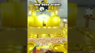 Building the best gold train in Dead Rails #deadrails #roblox